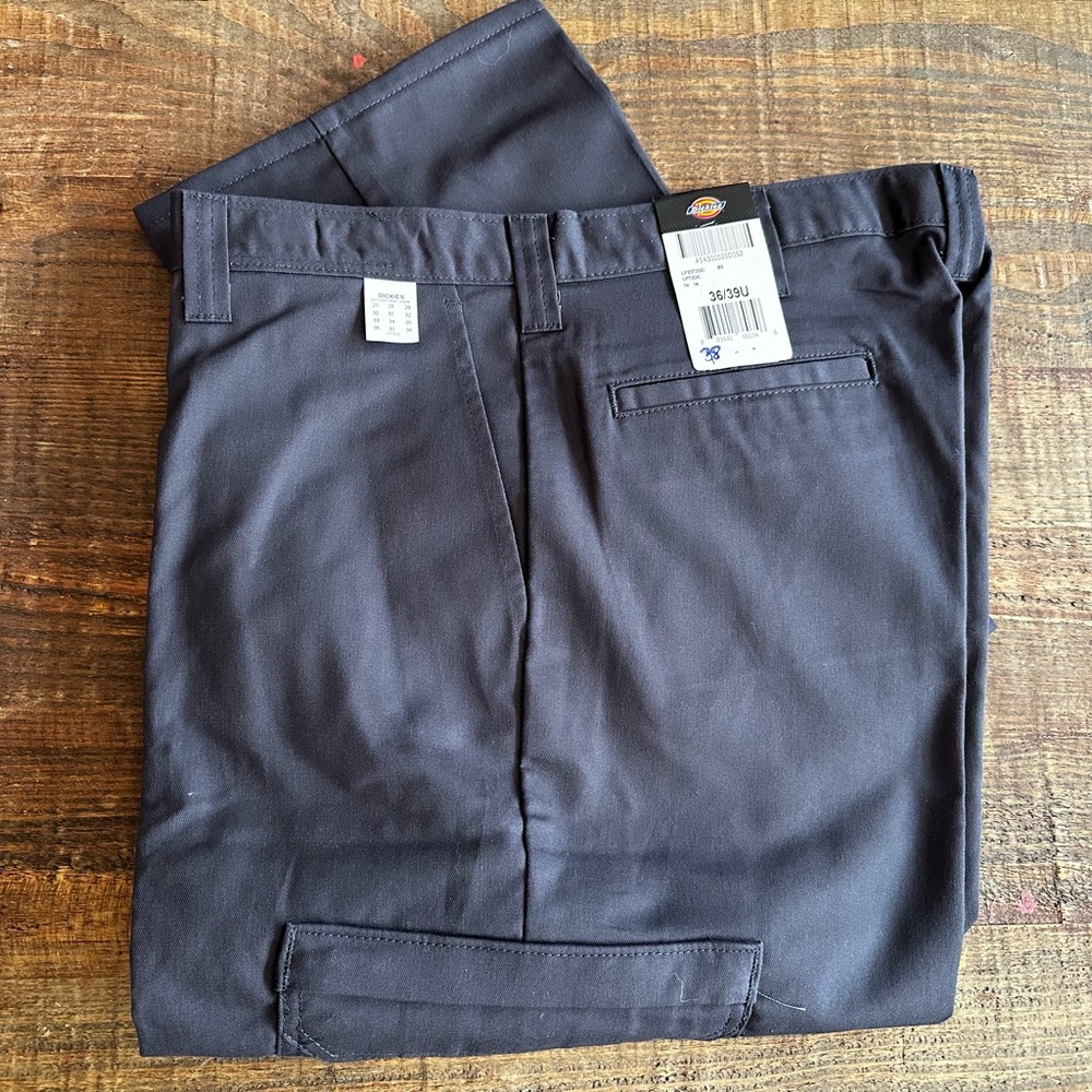 New with tags Dickies Gray 36”x 38” Work Pants